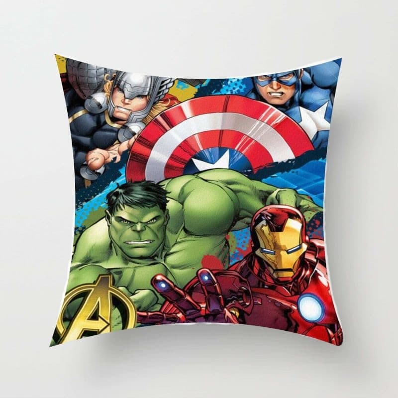 capa de almofada personalizada para decoração de quarto ou sala tema vingadores