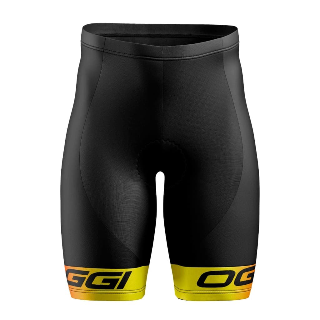 Bermuda Ciclismo Oggi Amarelo Forro Gel Cod 107 Masculino/Feminino
