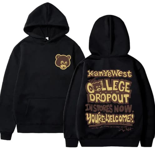 Casaco Moletom Blusa Rapper Kanye West The College Dropout, Instores agora, Youreselcome, Hip Hop