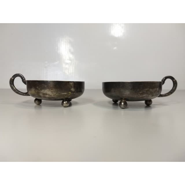 Conjunto 2 Peças De Sobremesa Antigo Usado Ok ok