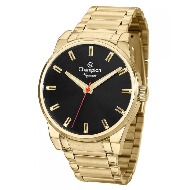 Relógio Masculino Champion Analógico Dourado Original  CN27590U Relógio Masculino Luxo Relógio Masculino Luxo