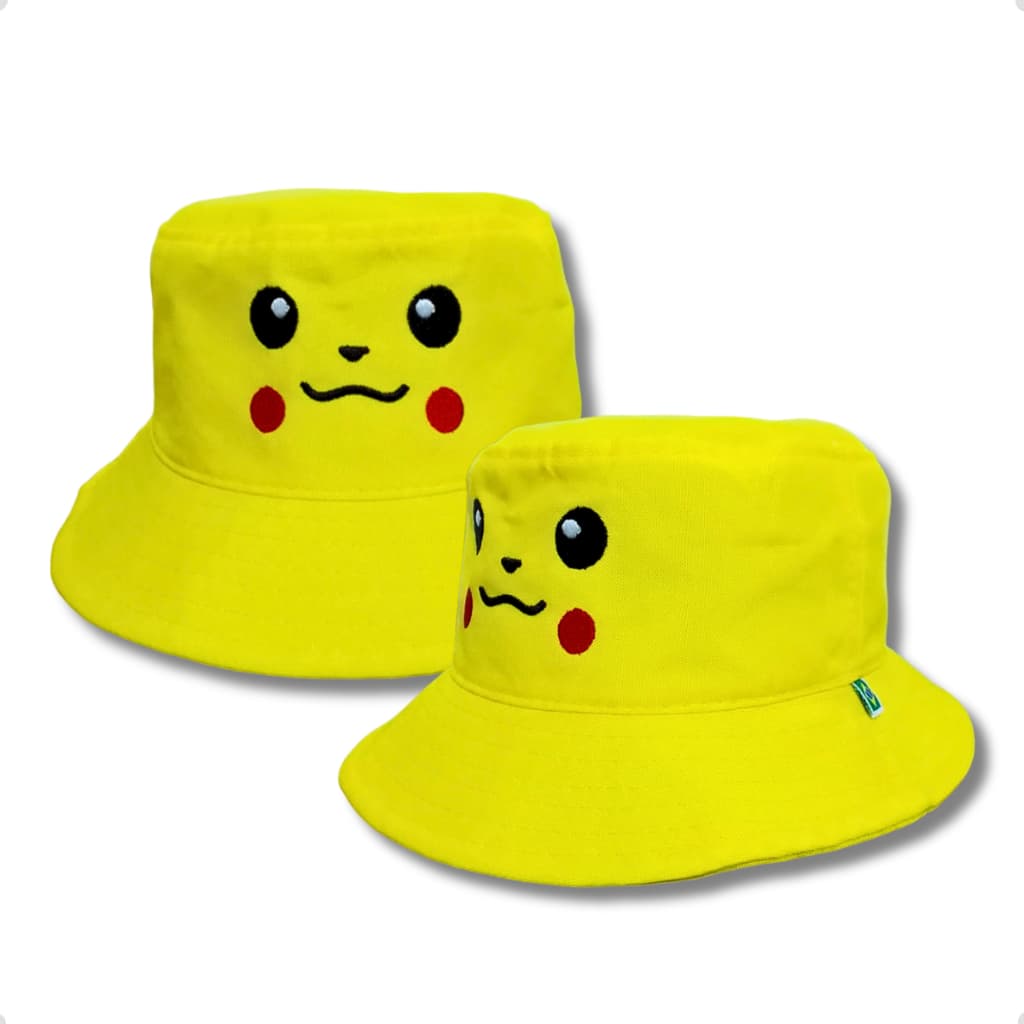 Chapeu Bucket Infantil  Pikachu Pokémon Animes Crianças