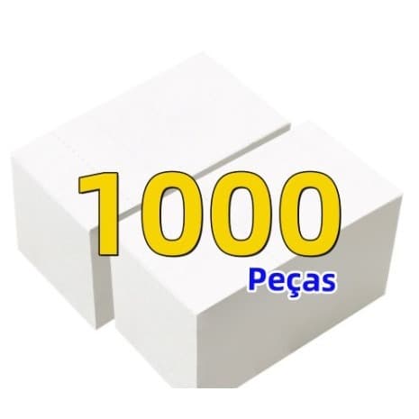 1000 Etiqueta Térmica Papel Adesivo 10x15CM Papel Térmico e Papel Contínuo