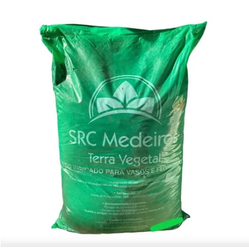 Terra Vegetal 2kg - Adubada - Rica Em Nutrientes - Orgânica