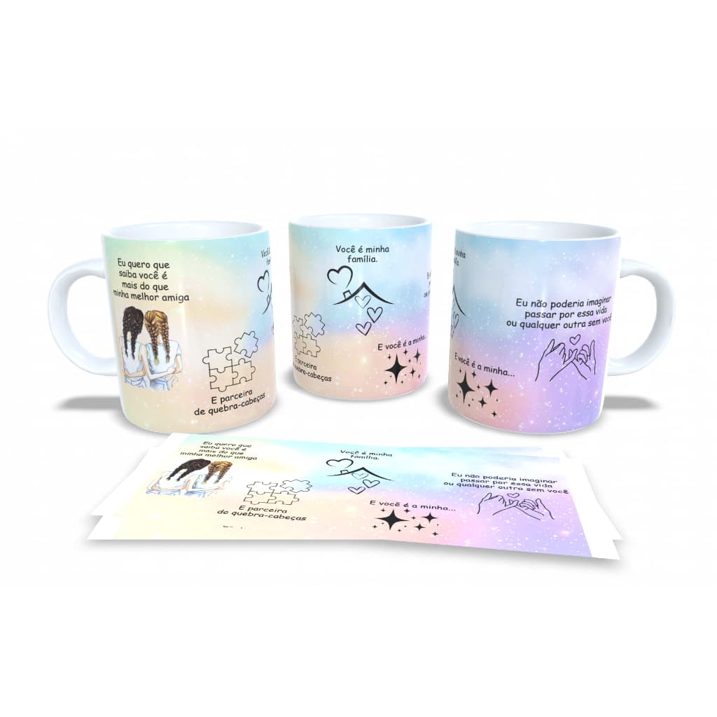 Caneca Eu quero que saiba você é mais do que minha melhor amiga / Presente / amiga / caneca amizade