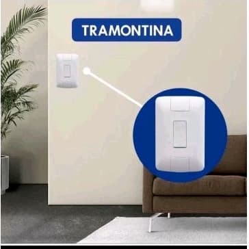 Conjunto Tomada-Interruptor Tramontina Aria-para sua casa