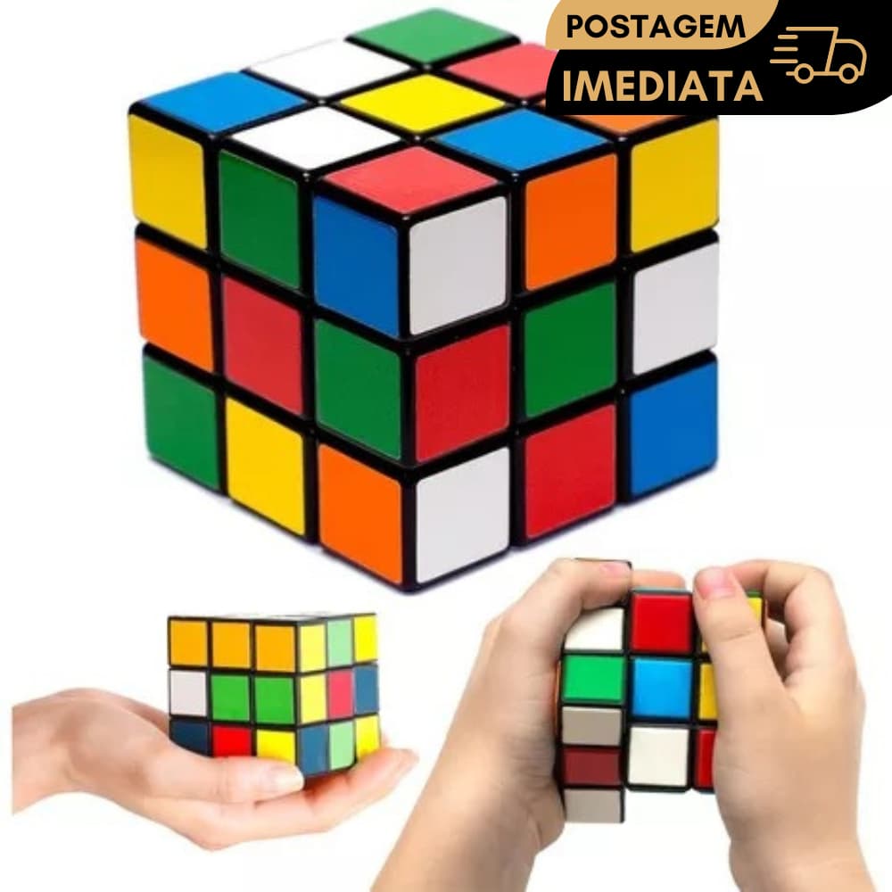 Cubo Mágico Interativo 3X3 Brinquedo Quebra Cabeça Para Crianças Adolescentes Adulto Anti Stress