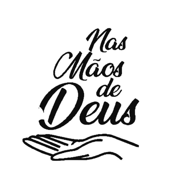 adesivo nas mãos de deus para carro moto e caminhão