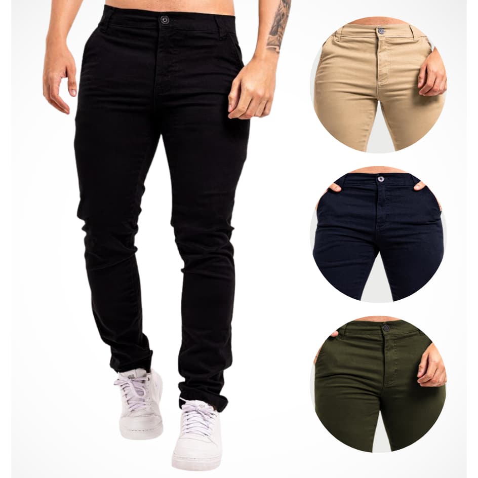 Calça Masculina Esporte Fino Estilo Social - Sport Fino