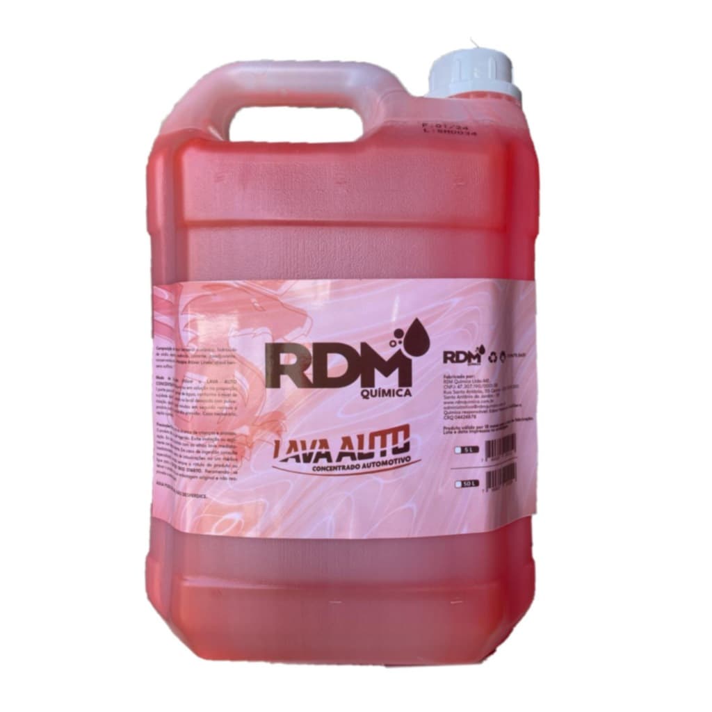 Shampoo Automotivo com cera 1:100 para snow foam 5 Litros Dragão