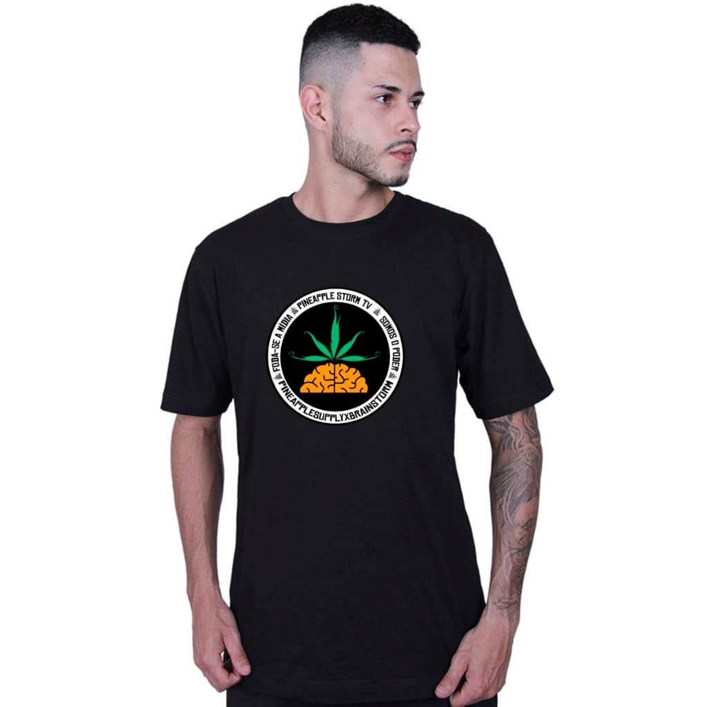 Camiseta Unissex Algodão Pineapple Poesia Acústica PNPL