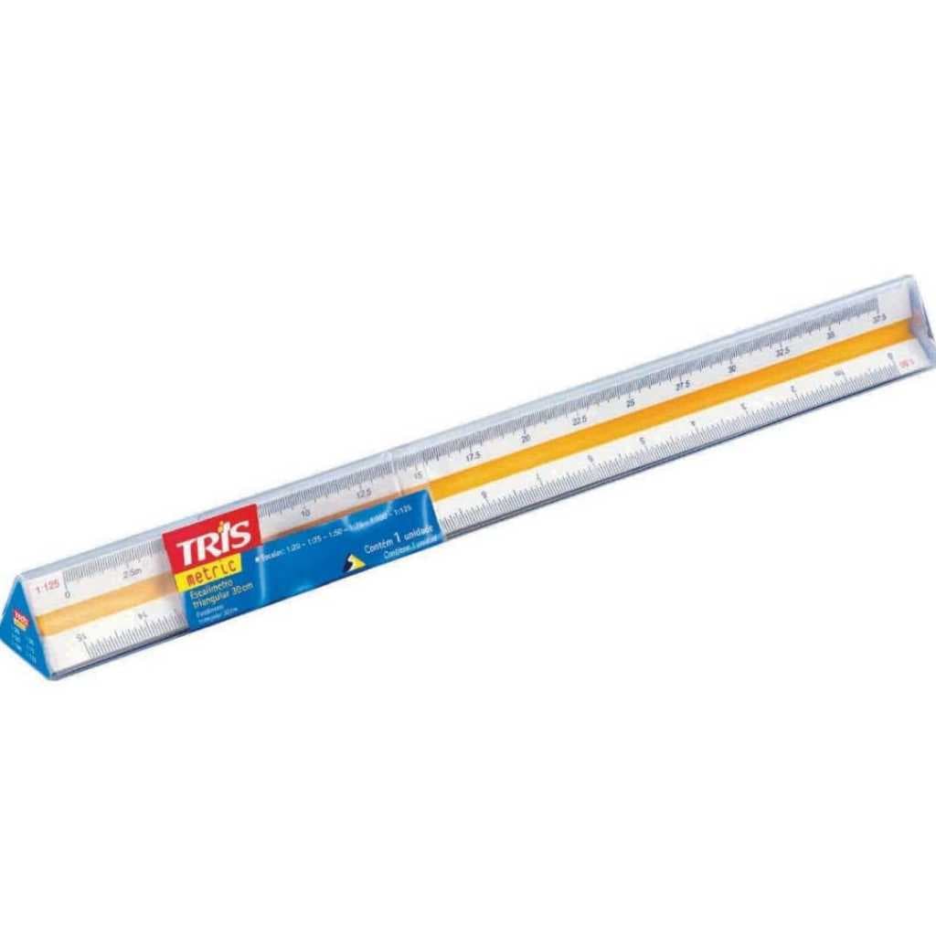Escalimetro de 30 Cm da Tris