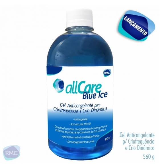 Gel Condutor Azul 560g Blue Ice RMC Uso Técnico Alta Viscosidade