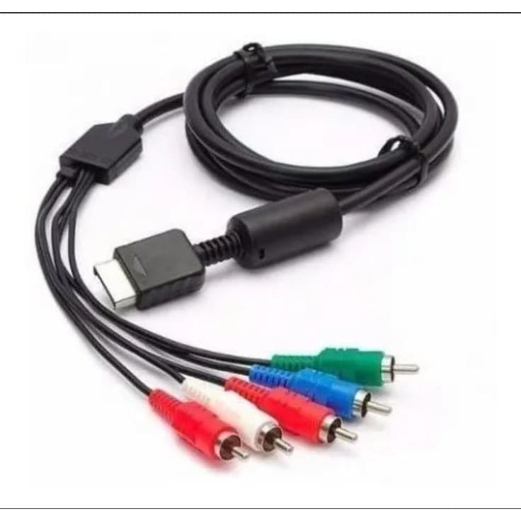 Cabo de Video Componente para PS2 e PS3 Plug & Play