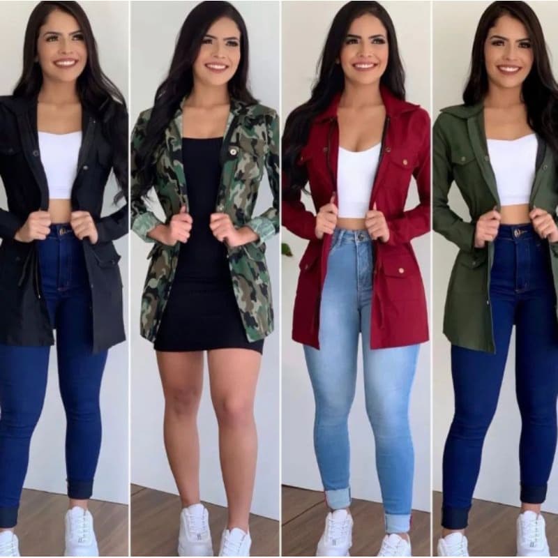 Parka Sobretudo Casaco Jaqueta Blusa de Frio Feminino Bengaline