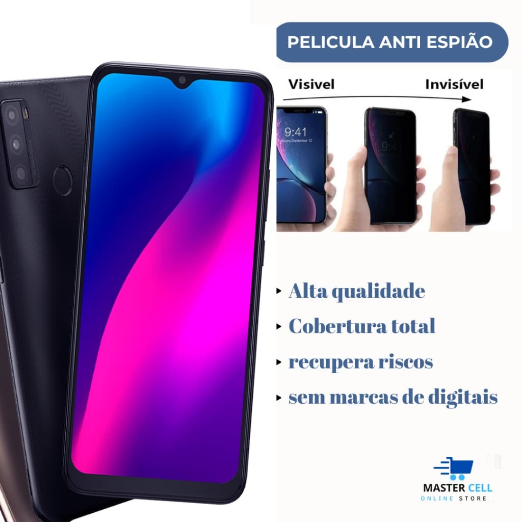 Película Hidrogel Fosca de privacidade Multilaser G MAX 2