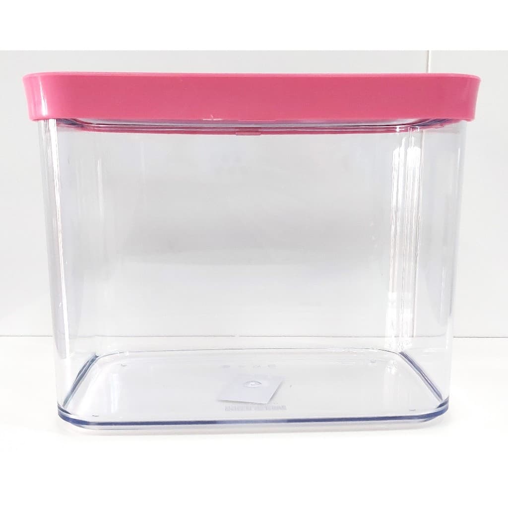 Pote Hermético para Alimentos e Mantimentos 4000ml Tampa Rosa Helsim