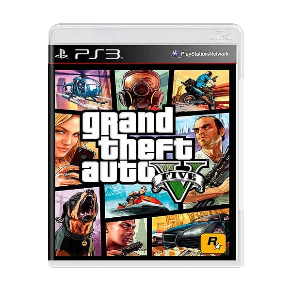GTA 5  PS3 MIDIA FISICA CD PARA QUEM TEM O HEN INSTALADO.