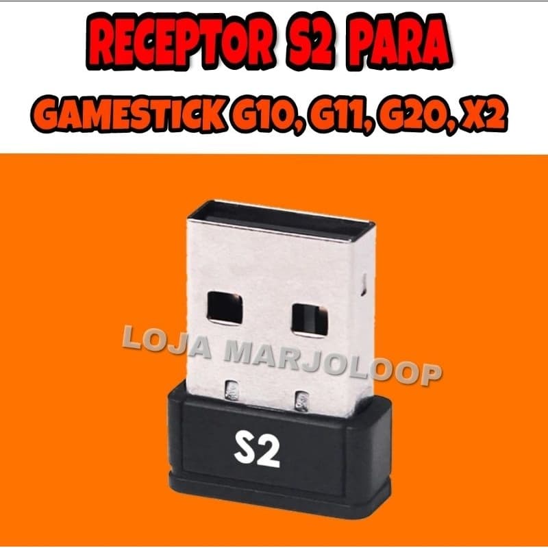 Receptor S2 USB Adaptador Dongle para Gamestick G10, G20, X2, X2+, G11 Pro