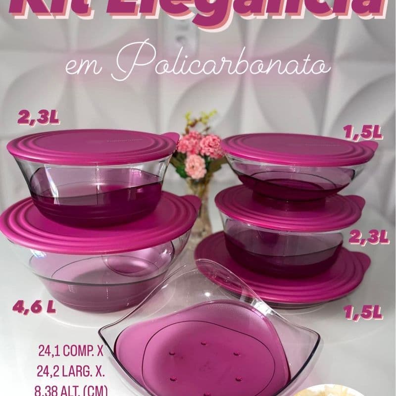 Tupperware Tigela Elegância Policarbonato
