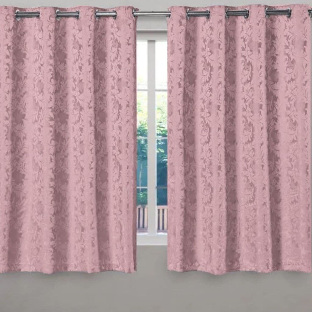 Cortina Jacquard estampado 2,80 X 1,70 Sala ou Quarto