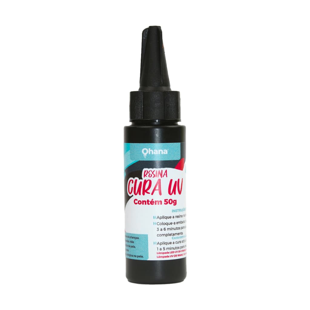Resina De Cura UV Epóxi Super Transparente 50g