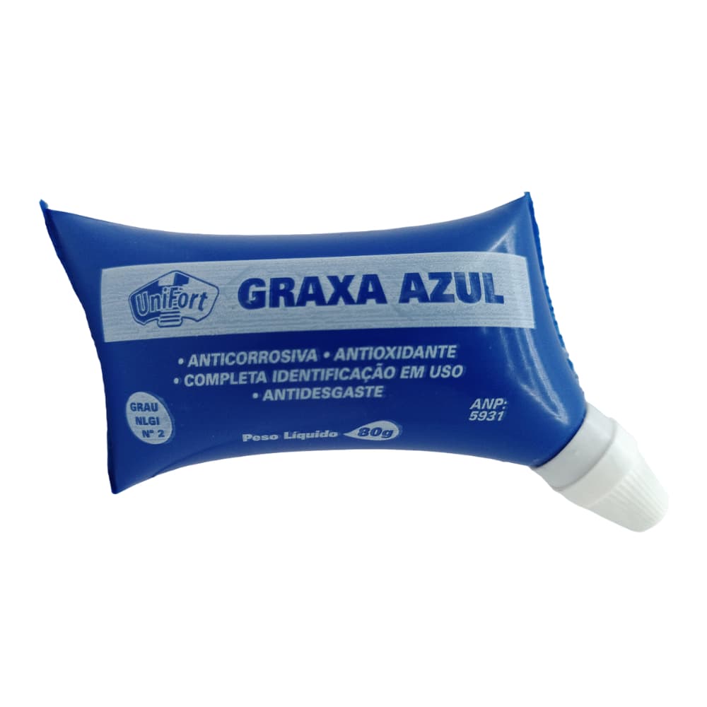 Graxa Azul com Base de Litío para Rolamento Engrenagem Válvula Flanges Bomba Sachê 80g
