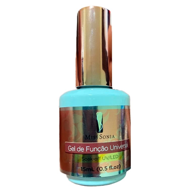 Gel Base Coat 5 em 1 MULTIFUNCIONAL Miss Sonia Gel UV Gel para unha PREMIUM