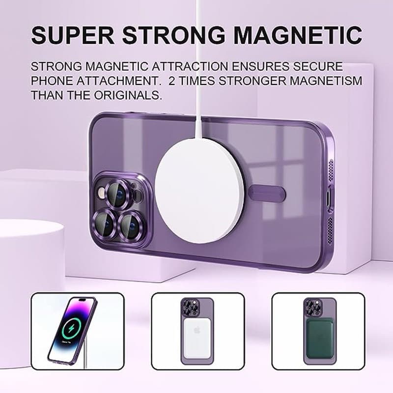 Capa Premium Magsafe iPhone 12, iPhone 12PRO, iPhone 12PRO MAX, iPhone 13PRO, iPhone 13PRO MAX