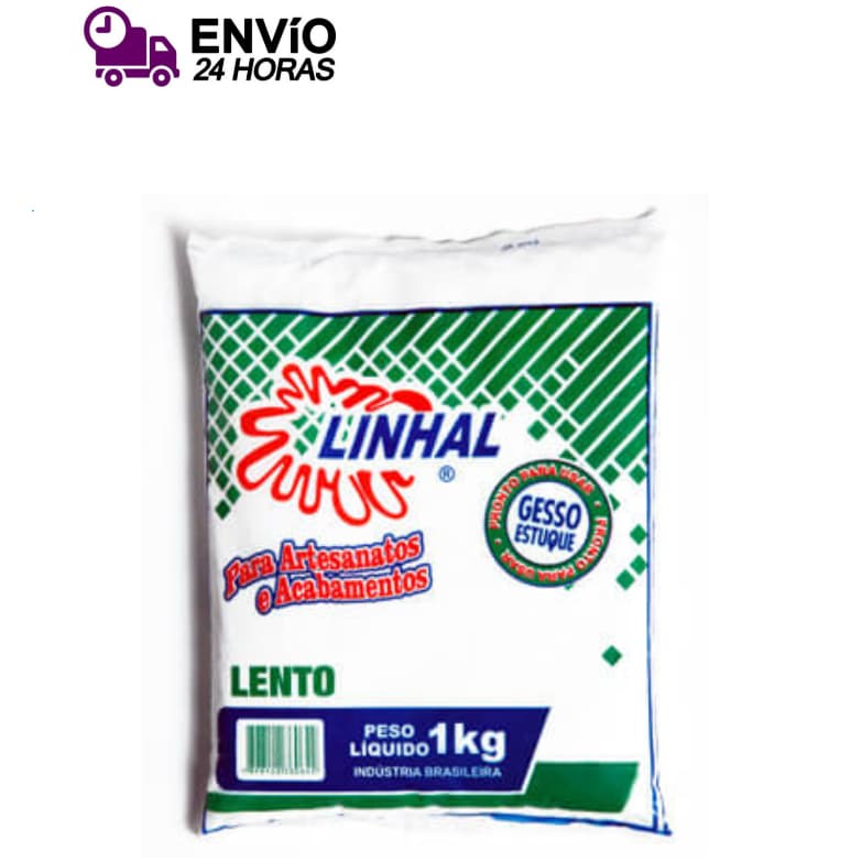 Gesso Lento Branco 1KG Linhal
