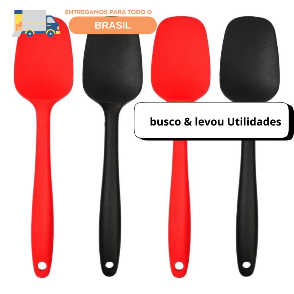 Espátula Silicone Multiuso para bolo para massas uso doméstico casa apartamento restaurante