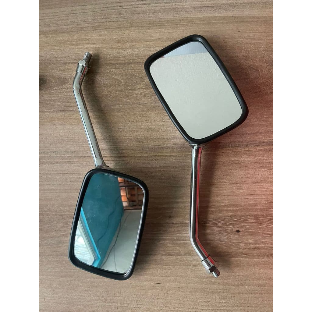 Retrovisor Cromado Cb 300 Modelo Original - Alta Qualidade - Par