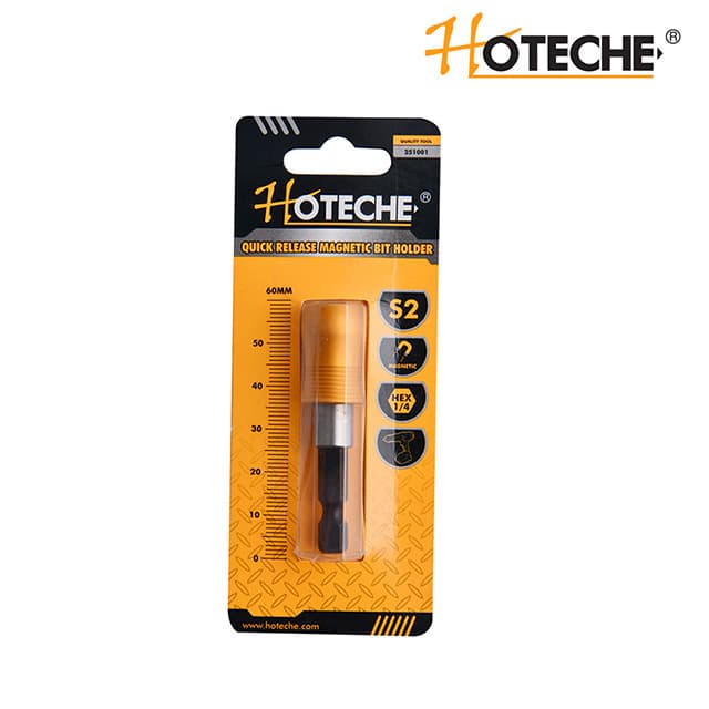 ADAPADOR MAGNÉTICO DE 1/4' x 60 mm (Porta Bits)  HOTECHE