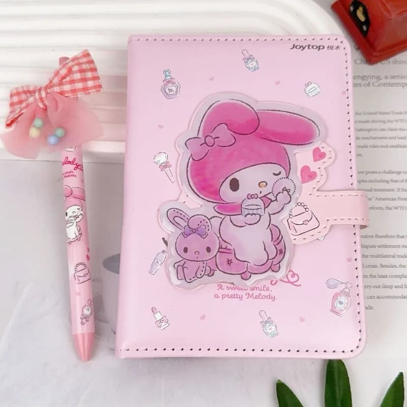 Caderno de luxo da My Melody + caneta