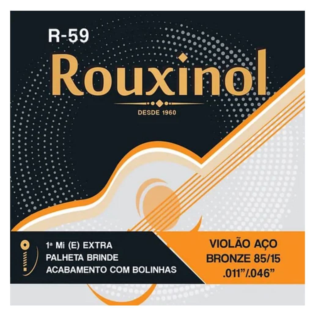 Encordoamento Violão Aço Bronze Rouxinol - R59