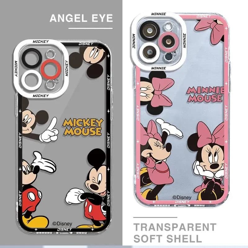 Capinha Celular Minnie Mickey Capa lPhone 7 8 Plus 11 Pro Max 13 Case Silicone