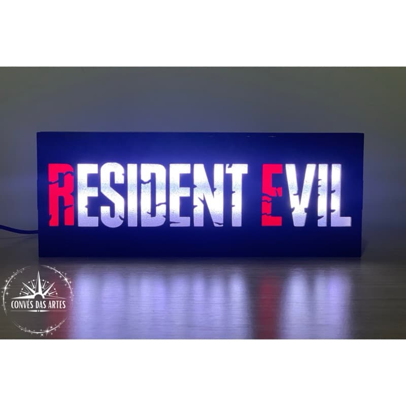 Luminária Resident Evil/Game/Gamer/Jogos/Led