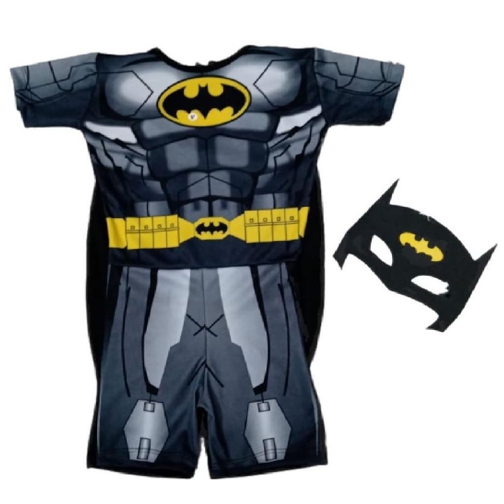 Roupa Infantil Fantasia Aniversário Batman