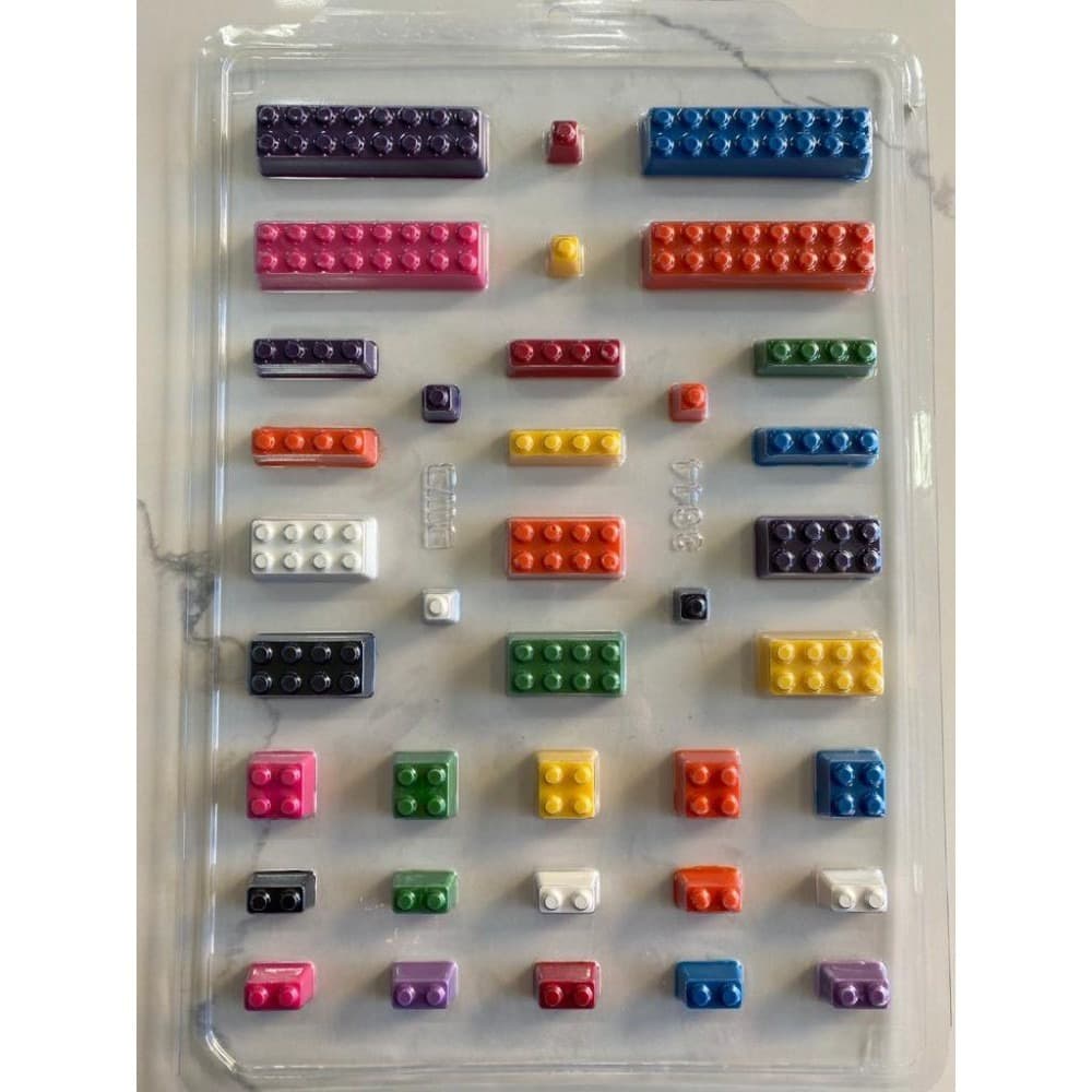 Forma BWB Simples Semiprofissional, Chocolates LEGOS SP Blocos Cód.3644
