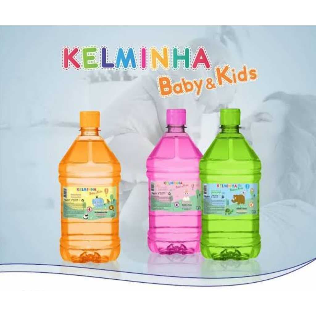 Shampoo ou Sabonete Infantil Kelminha Baby & Kids 1 Litro Kelma - Nova Embalagem