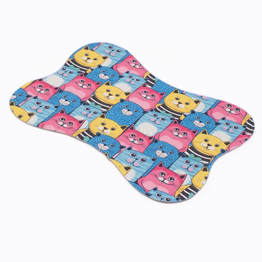 Tapete Comedouro Pet Antiderrapante Cachorro Gato Cão