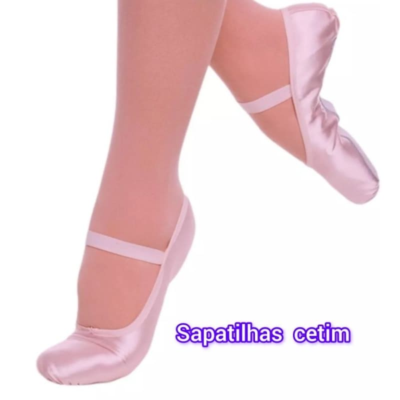SAPATILHAS DE SETIM  NAS CORES ROSA,BEGE,PRETA,BRANCA (MARCA CAPEZIO)
