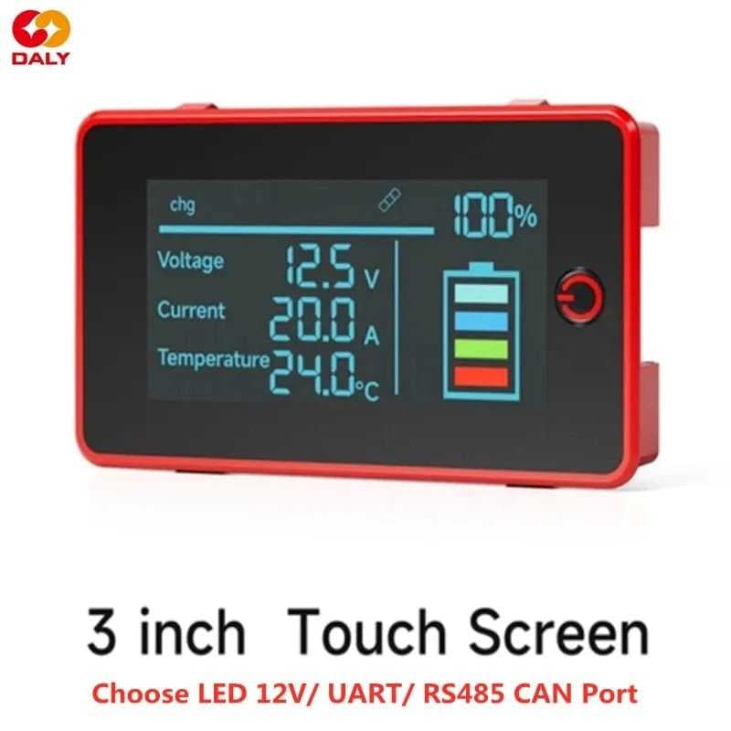 Display Daly-Acessório BMS inteligente,  Bluetooth placa de alimentação CANBUS, tela LCD