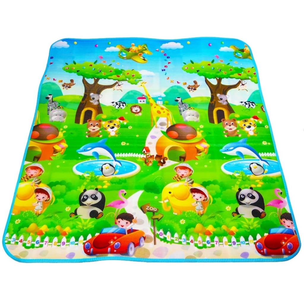 Tapete Atividades Infantil Tatame 120x180 Dupla Face Bebê Térmico Grande Atividade Emborrachado
