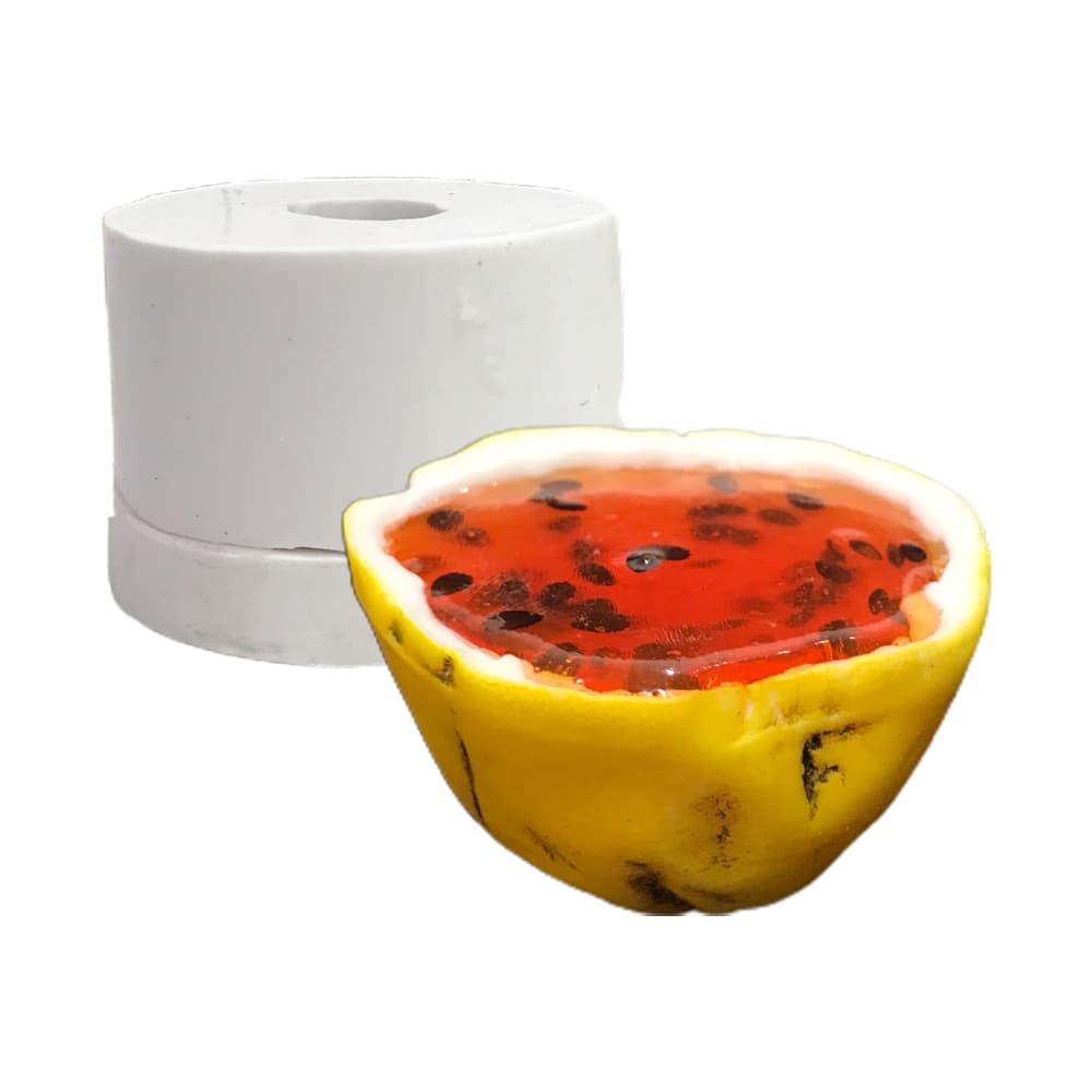 Forma de Silicone Maracuja para Artesanato Lembrancinha Vela Sabonete Resina Gesso