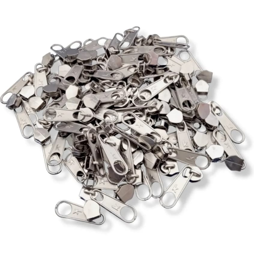 Cursor Número 5 - Pacote 100 Peças Cursor Para Zíper De Nylon Nº 5