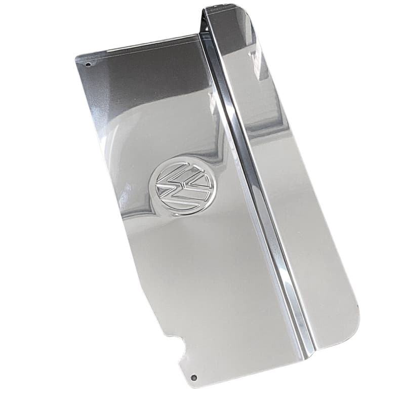 Capa de Radiador Aço Inox Logo VW Para Quadrados Gol Voyage Saveiro Quadrados