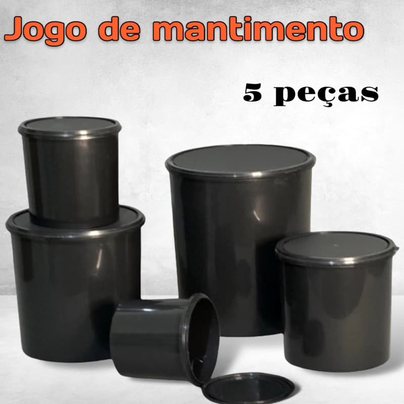 Jogo de Mantimento 5 peças para Organização