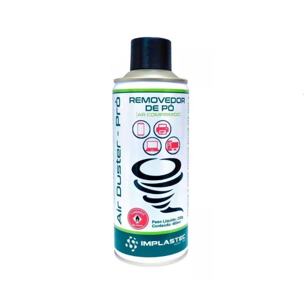 Ar Comprimido Aerossol Implastec Air Duster Pro 400ml 230g