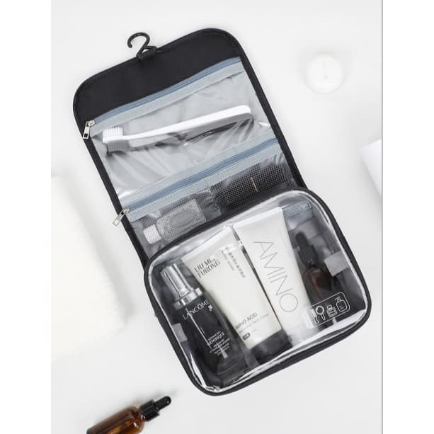 Bolsa Portatil Necessaire de Cosméticos MaquiagensPerfumes/Escovas/Organizadora de Mala Higiene Pessoal/Viagem/-Promoção